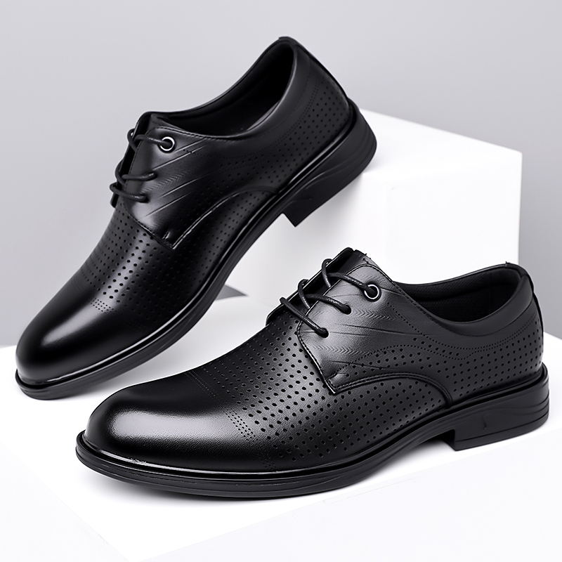 Formal Men Office Wear Sandals - Sepatu Kulit Baru Musim Panas Pria,