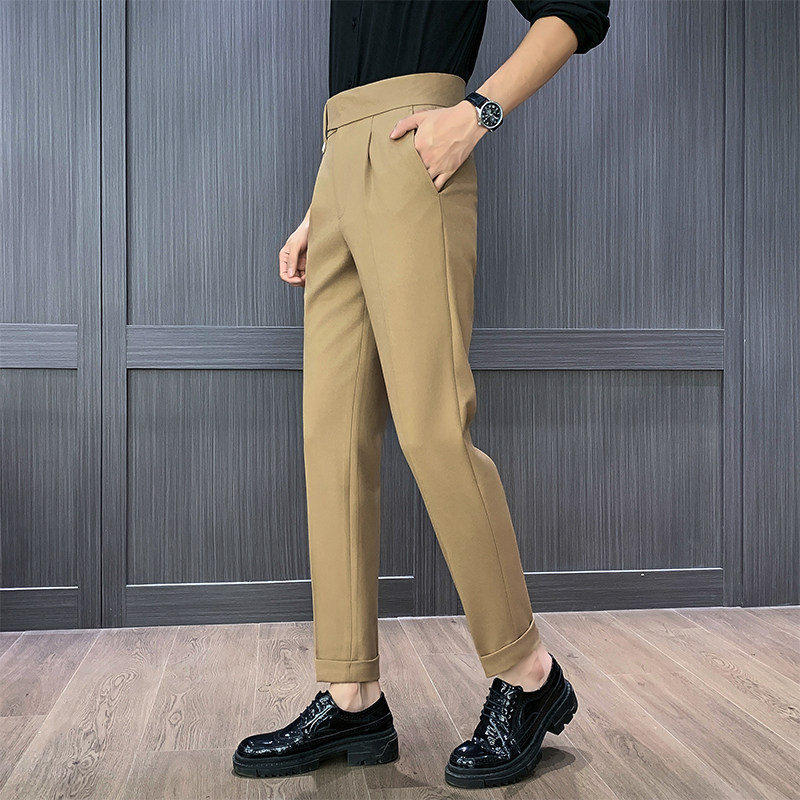 Men Formal Wear Top - Celana Panjang Pria Naples High Waist