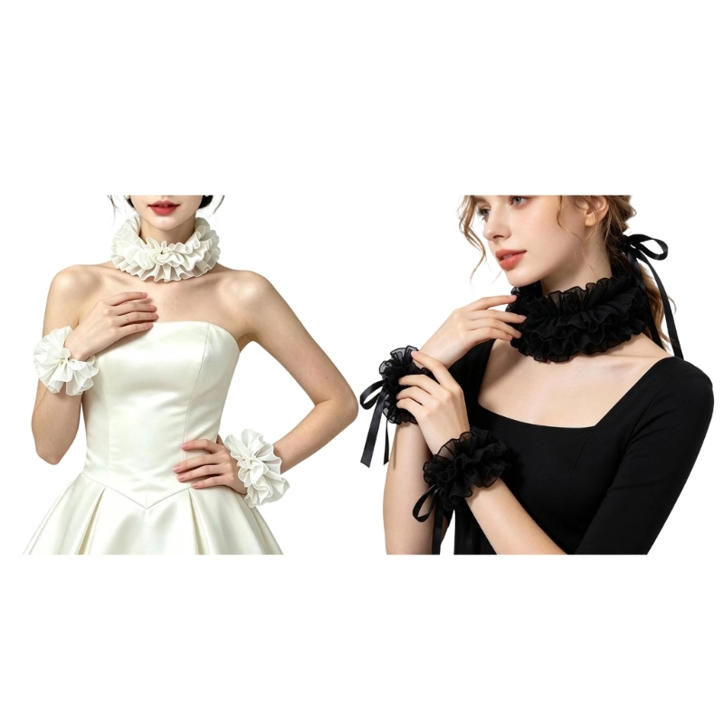 Mens Formal Look - R7UF Pakaian Formal Kerah Ruffle dan