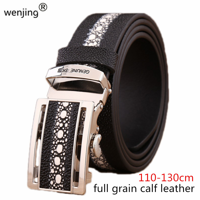 Mens Formal Look - SIZOC S25B811 Sabuk Kulit Asli Klasik