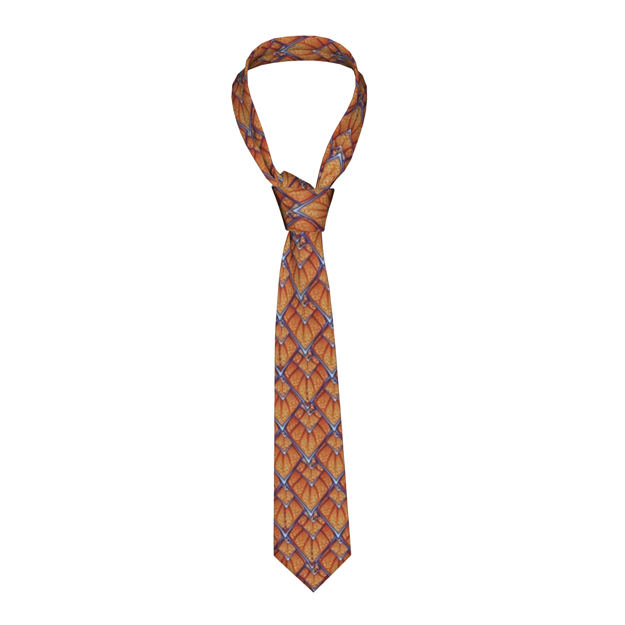 Scale - Men Formals & Ethnic Wear - Gauntlet Scales Dragon Fish Tie Dasi