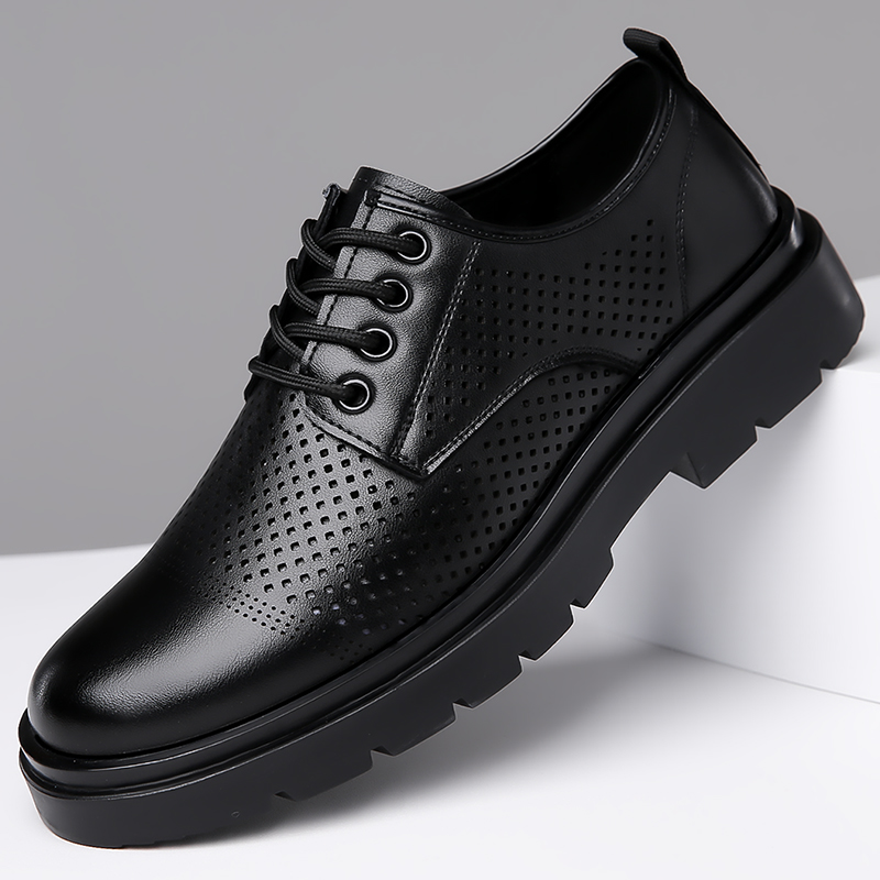 Formal Men Office Wear Sandals - Sepatu Kulit Baru Musim Panas Pria,