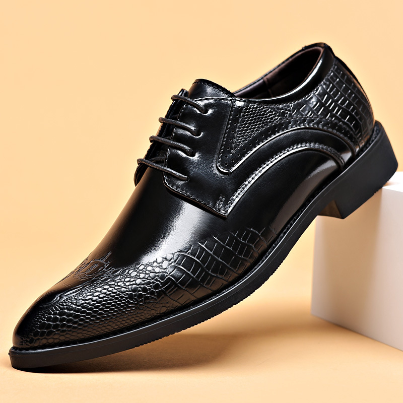 Scale - Men Formals & Ethnic Wear - Sepatu Pria Sepatu Brogue Pola Skala
