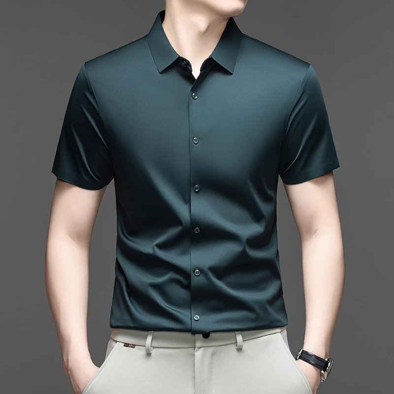 Mens Formal Look - Kemeja Kasual Formal Pria Lengan Pendek