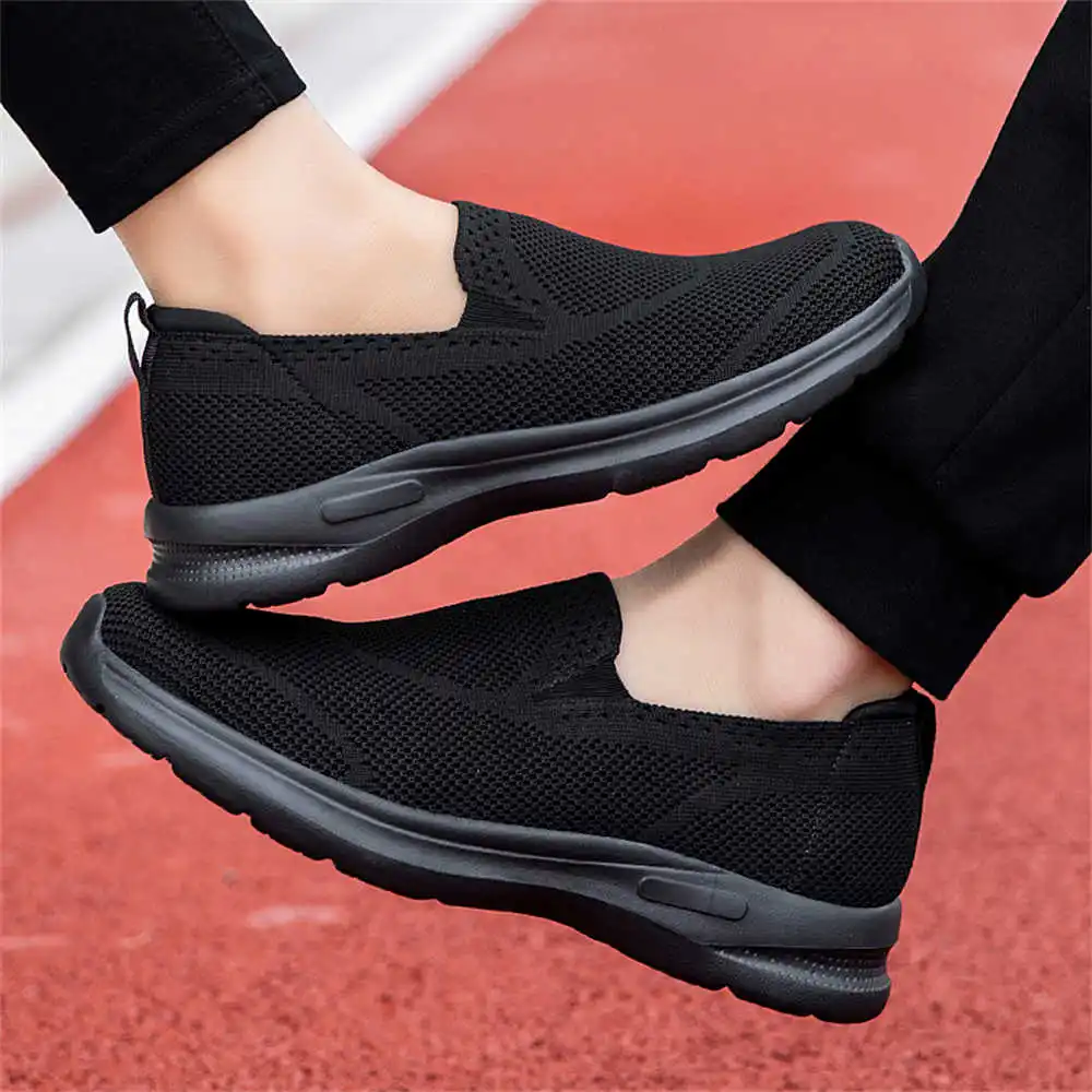 Tanpa renda jaring sepatu bot  - Men Formal Wear All Black ulasan dan harga