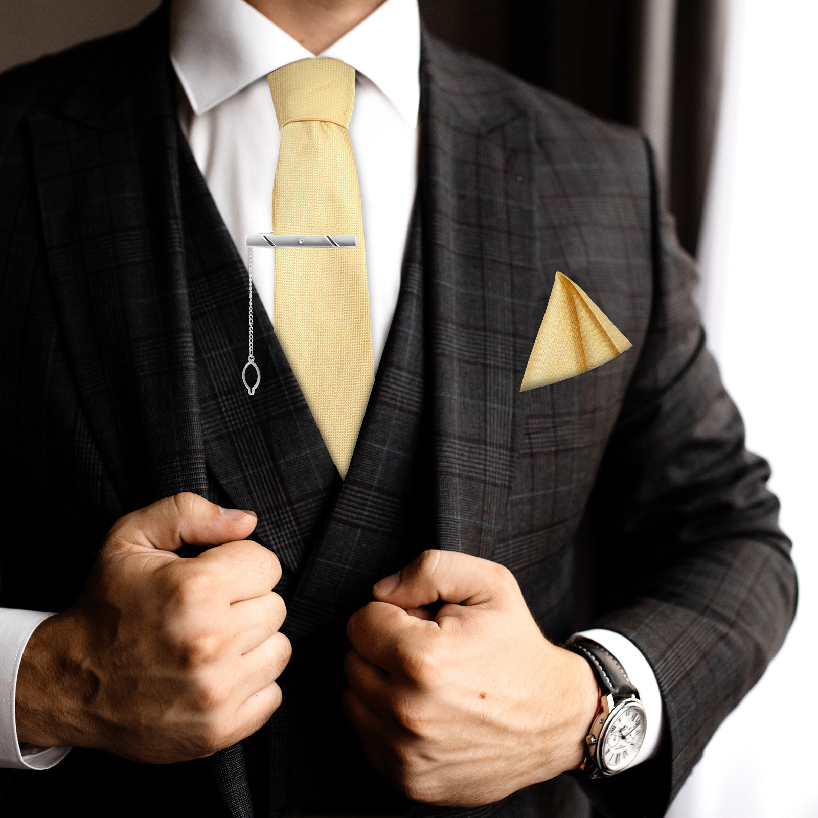 5 pcs Set Dasi: Kombinasi Dasi - Pocket Square Set ulasan dan harga