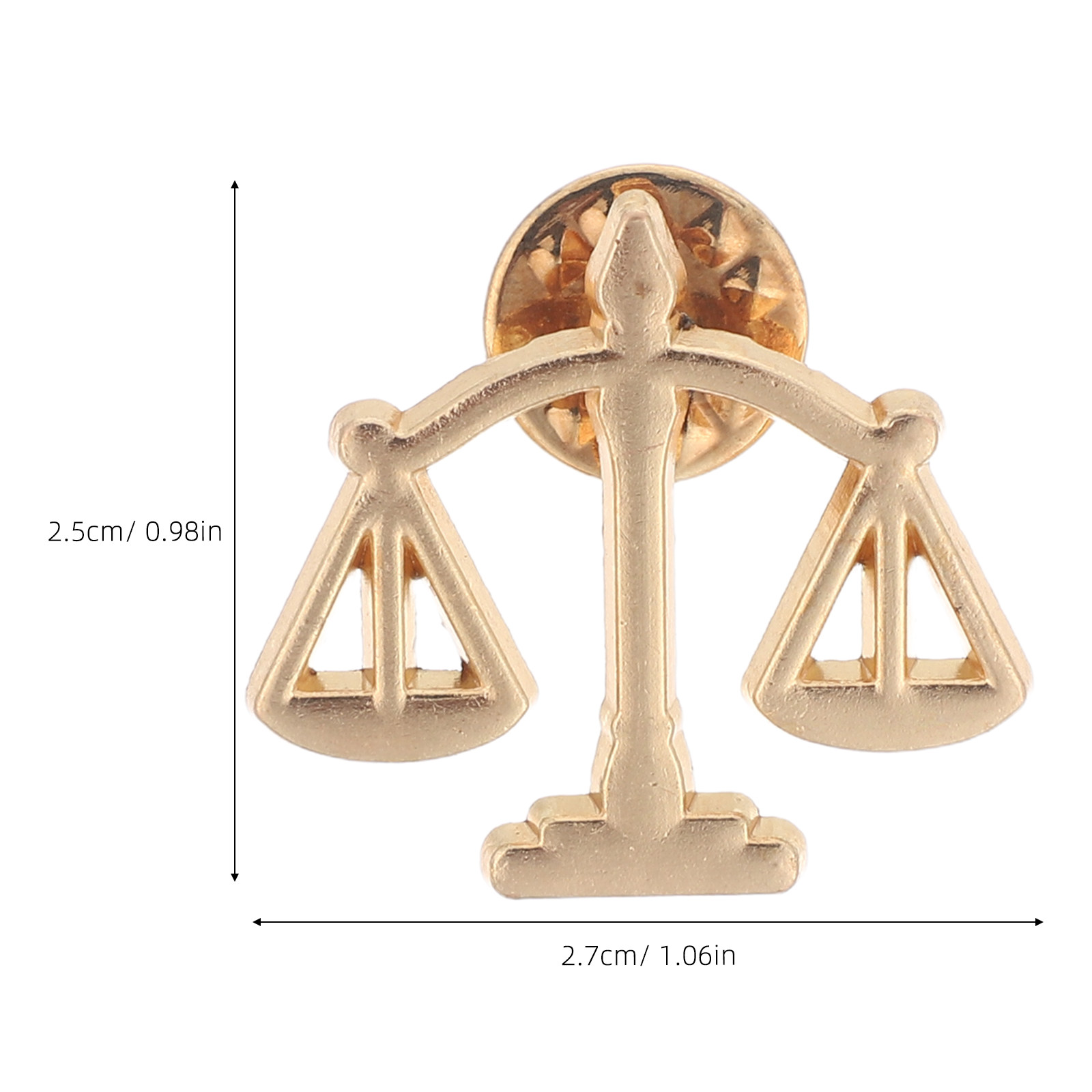 6Pcs Bros Pin Timbangan Libra  - Scale - Men Formals & Ethnic Wear ulasan dan harga