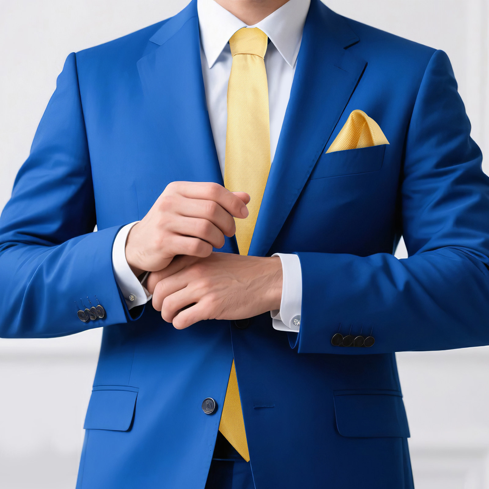 5 pcs Set Dasi Pria, Kombinasi - Pocket Square Set ulasan dan harga