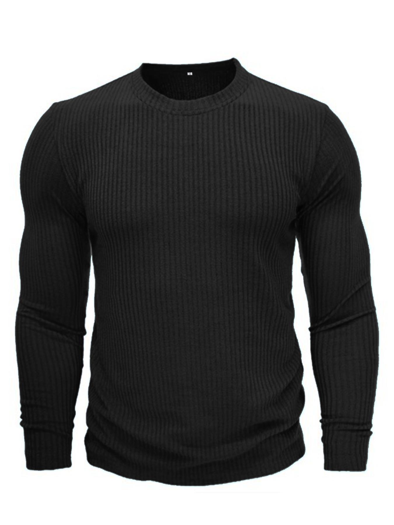 Kaos Rajut Lengan Panjang Kera - Men Formal Wear Top ulasan dan harga