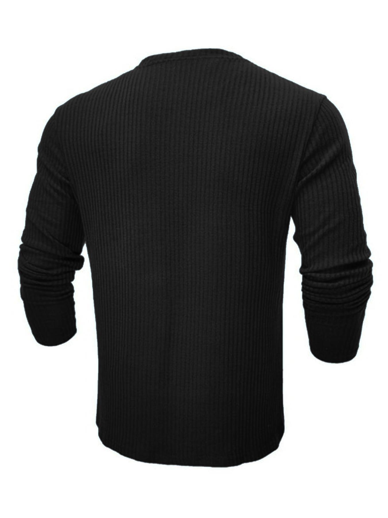 Kaos Rajut Lengan Panjang Kera - Men Formal Wear Top ulasan dan harga