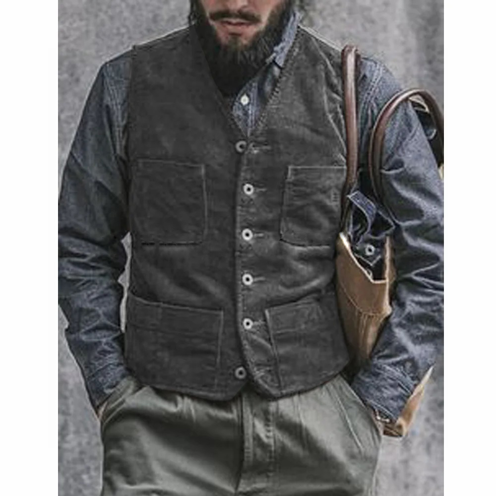 Setelan Rompi Pria Korduroi un - Men'S Gothic Formal Wear ulasan dan harga