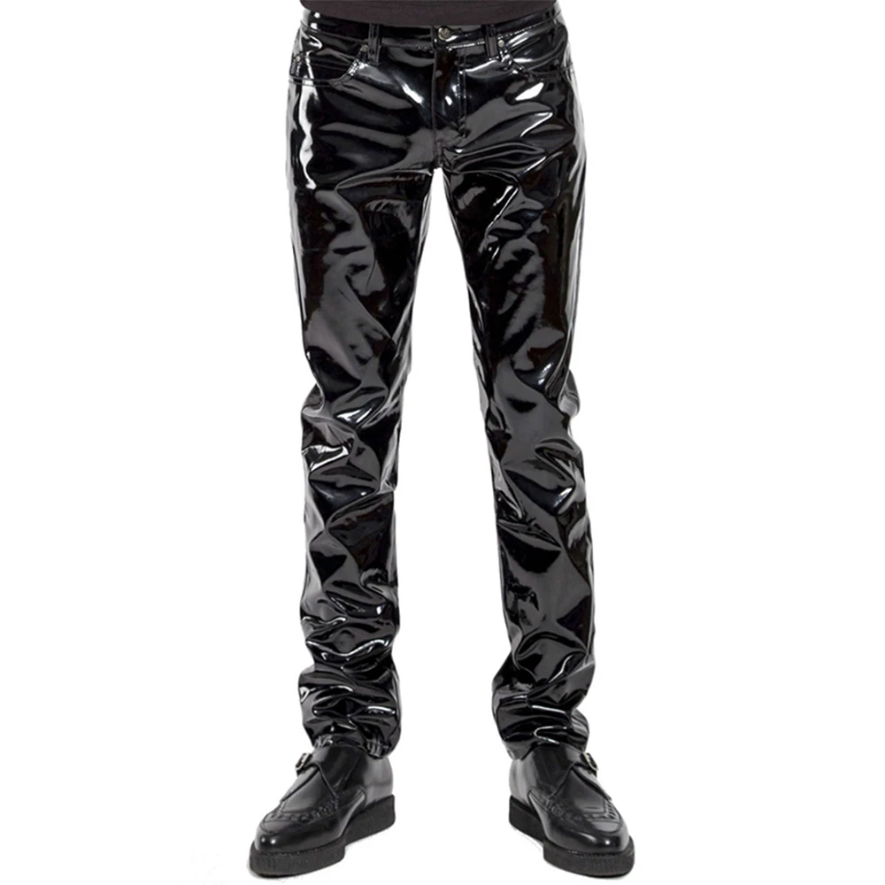 Celana Panjang PVC Kulit Imita - Men'S Gothic Formal Wear ulasan dan harga