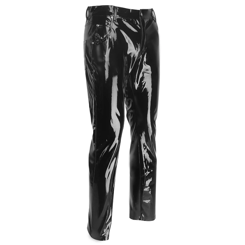 Celana Panjang PVC Kulit Imita - Men'S Gothic Formal Wear ulasan dan harga