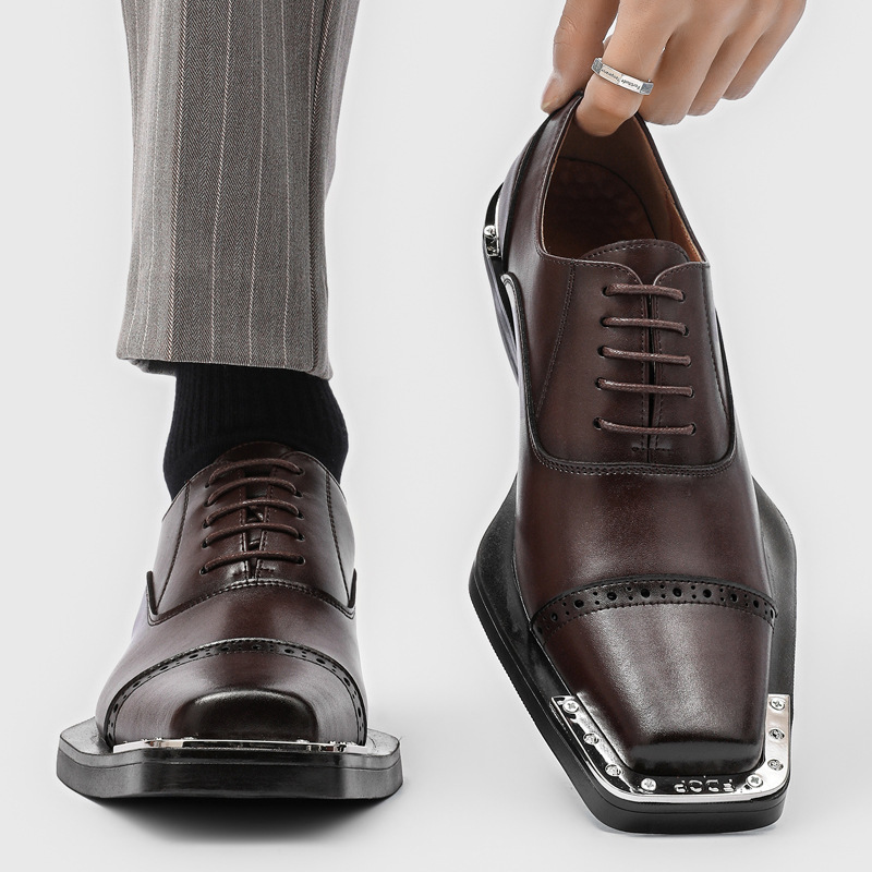 Sepatu kulit pria - gaya forma - Mens Formal Look ulasan dan harga