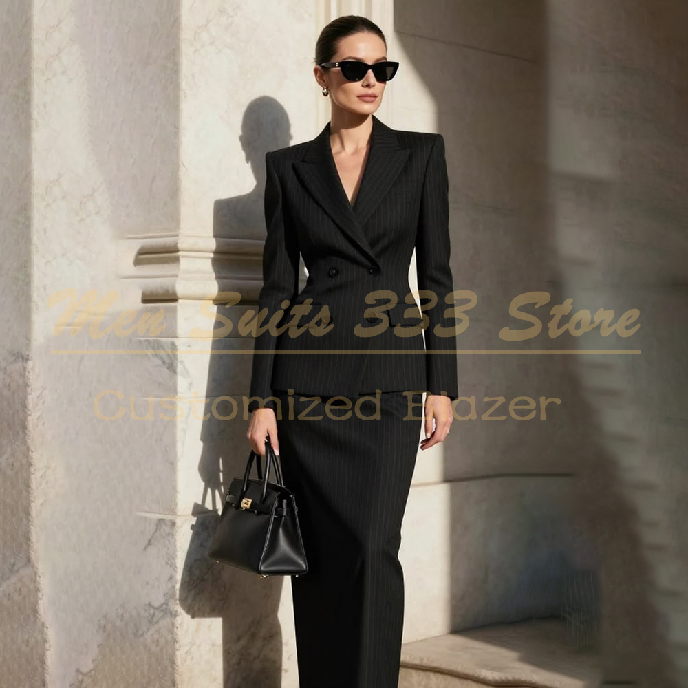 Setelan Wanita Formal Bergaris - Men Formal Wear All Black ulasan dan harga