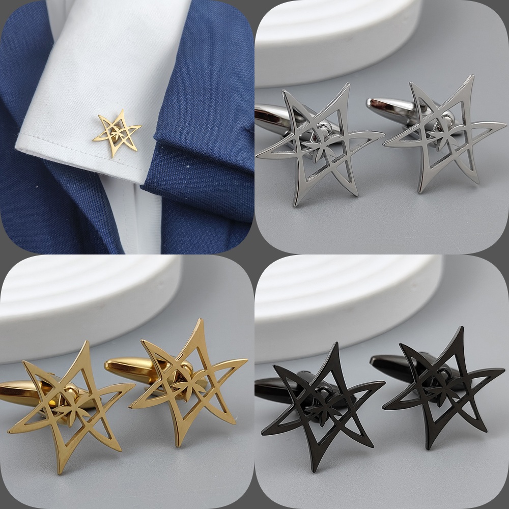 Manset berlapis emas bintang h - Men'S Gothic Formal Wear ulasan dan harga