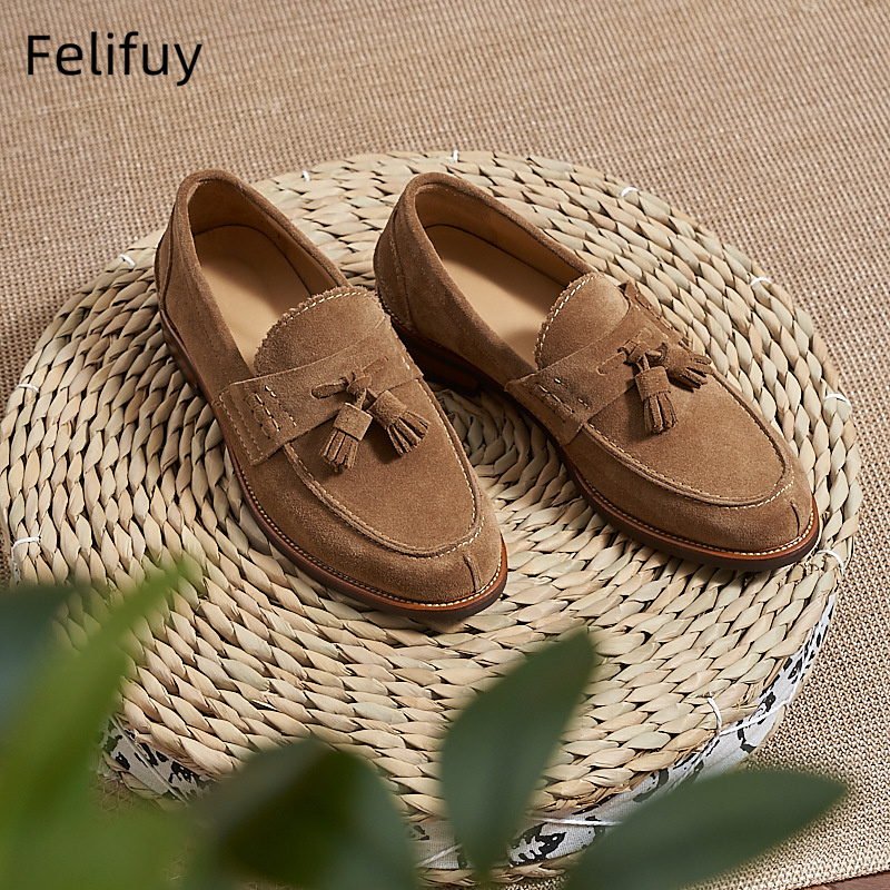 Sepatu Loafer Pria Cokelat Bar - Formal Wear For Men In Wedding ulasan dan harga
