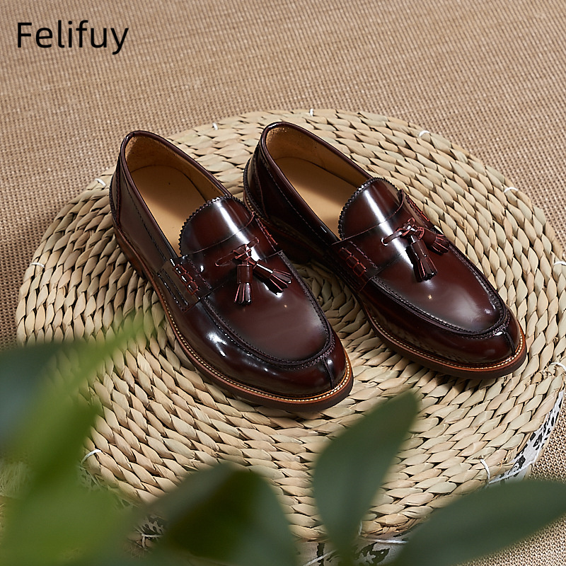 Sepatu Loafer Pria Cokelat Bar - Formal Wear For Men In Wedding ulasan dan harga