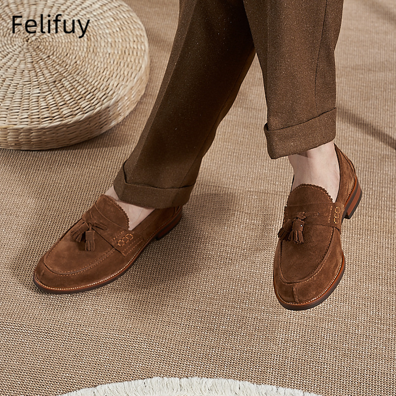 Sepatu Loafer Pria Cokelat Bar - Formal Wear For Men In Wedding ulasan dan harga