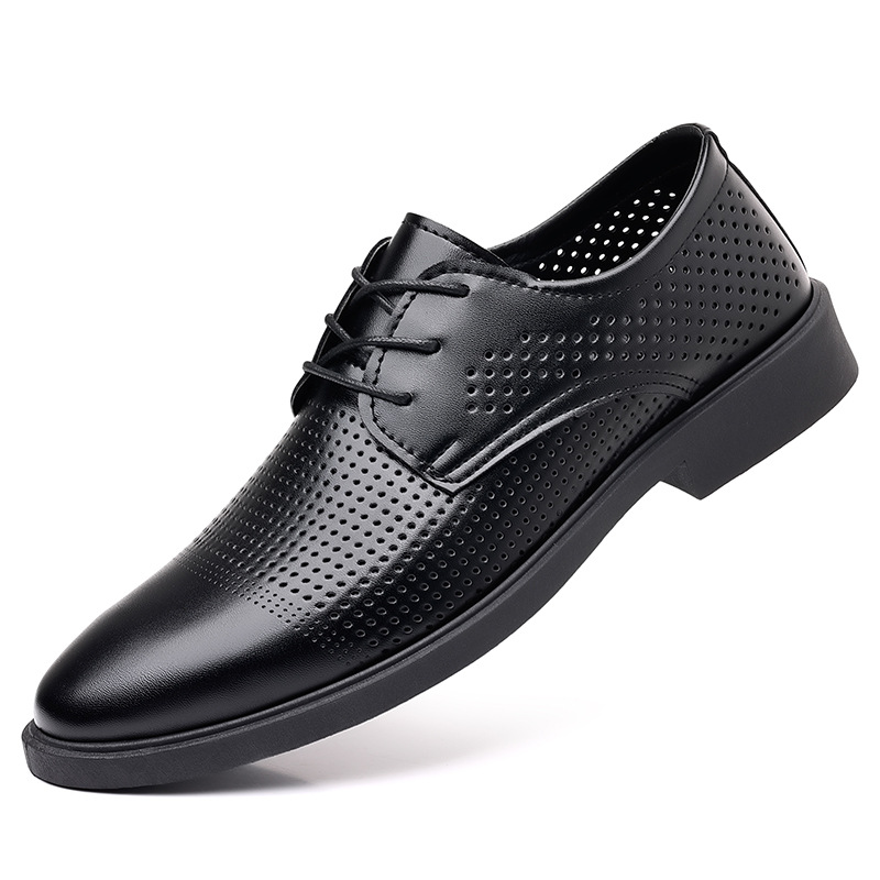 Sepatu kulit pria, musim panas - Formal Men Office Wear Sandals ulasan dan harga
