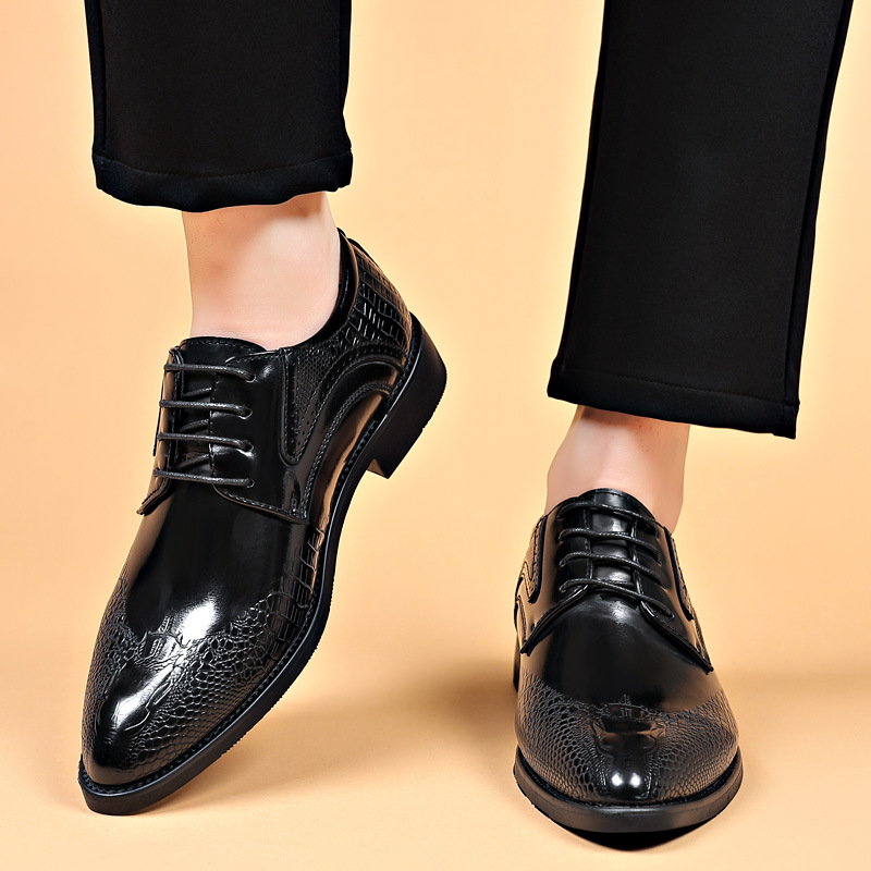Sepatu Pria Sepatu Brogue Pola - Scale - Men Formals & Ethnic Wear ulasan dan harga