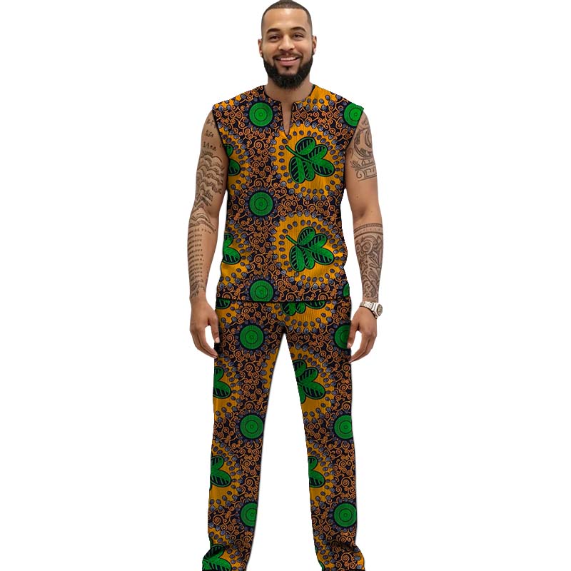 Atasan Tank Top + Celana Panja - Men Formal Wear Top ulasan dan harga