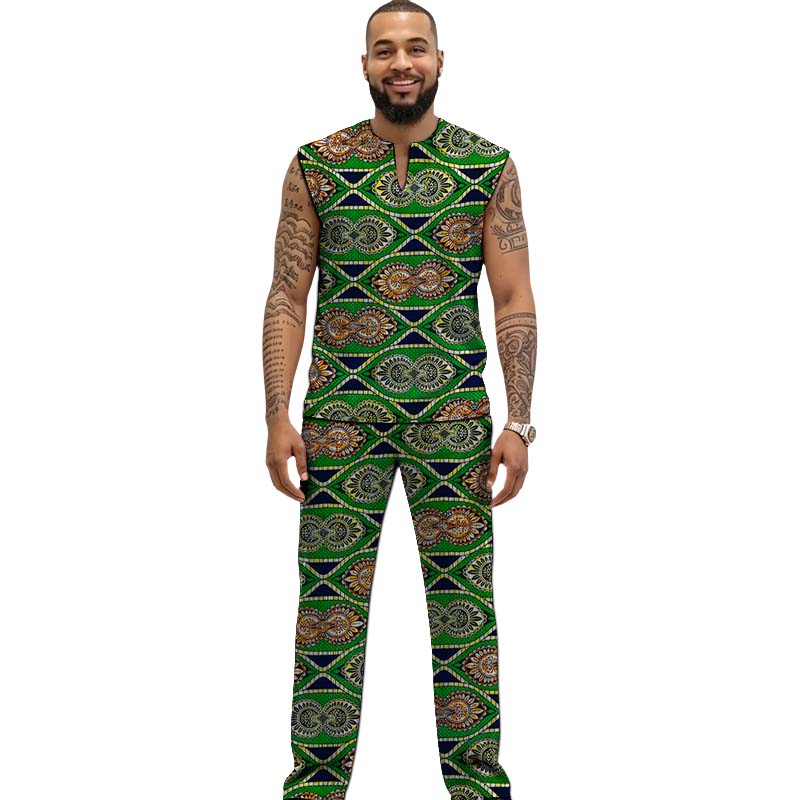 Atasan Tank Top + Celana Panja - Men Formal Wear Top ulasan dan harga