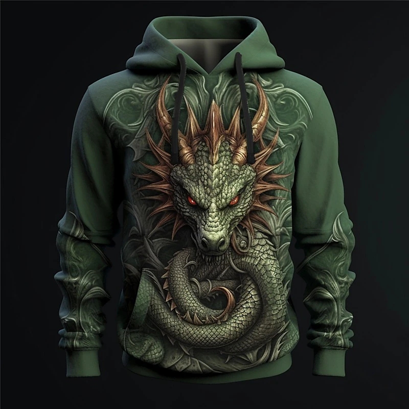 Mode 3D Hoodie untuk pria y2k  - Y2K Formal Wear Men ulasan dan harga