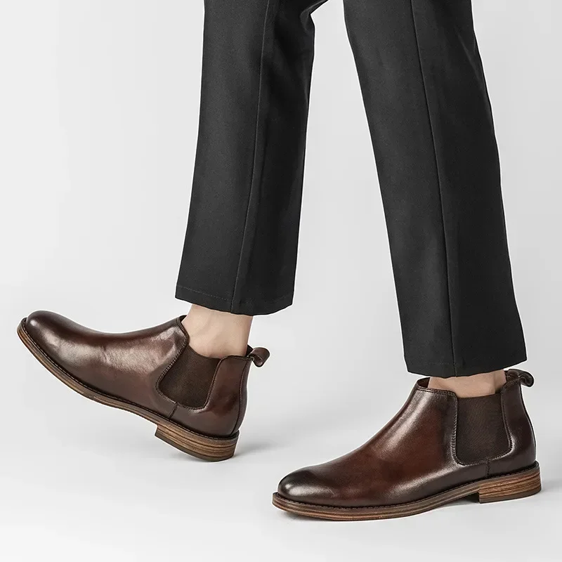Sepatu Bot Fashion Bisnis Pria - Men Formal Wear Top ulasan dan harga