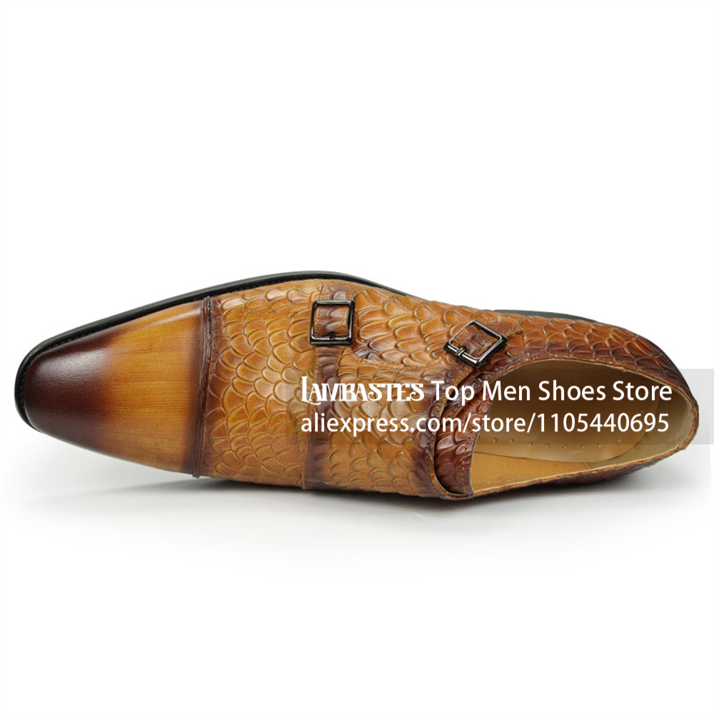 Sepatu Pria Model Double Monk  - Scale - Men Formals & Ethnic Wear ulasan dan harga