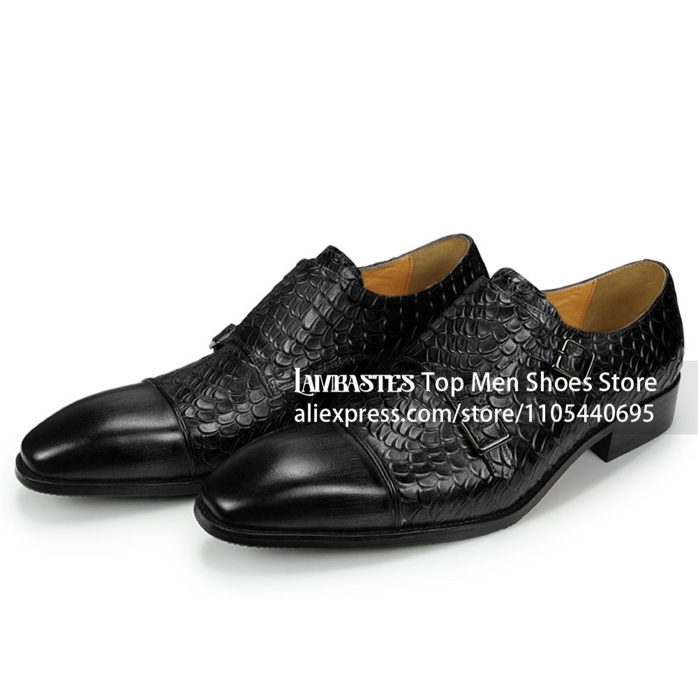 Sepatu Pria Model Double Monk  - Scale - Men Formals & Ethnic Wear ulasan dan harga