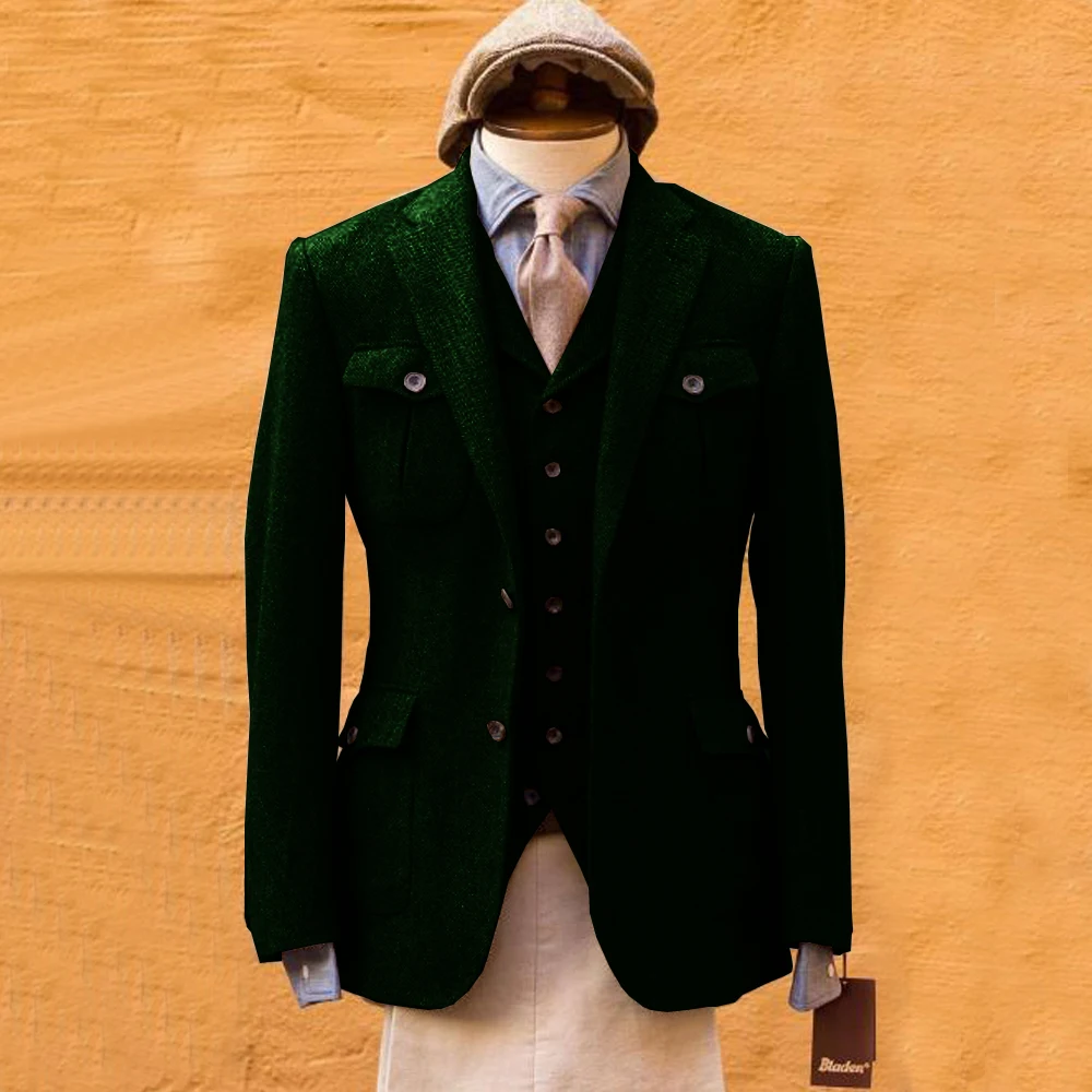 Jas Pria Herringbone Formal Se - Mens Formal Look ulasan dan harga