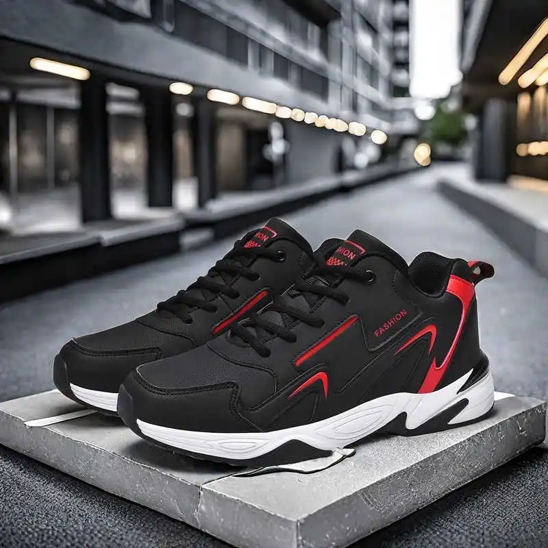 Sepatu kets olahraga untuk pri - Men Formal Wear All Black ulasan dan harga