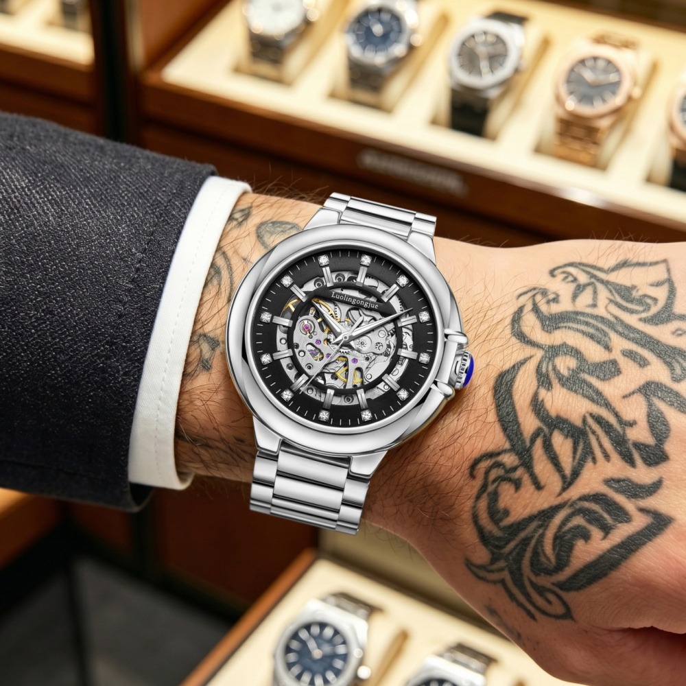 Jam Tangan Pria Mekanis Otomat - Scale - Men Formals & Ethnic Wear ulasan dan harga